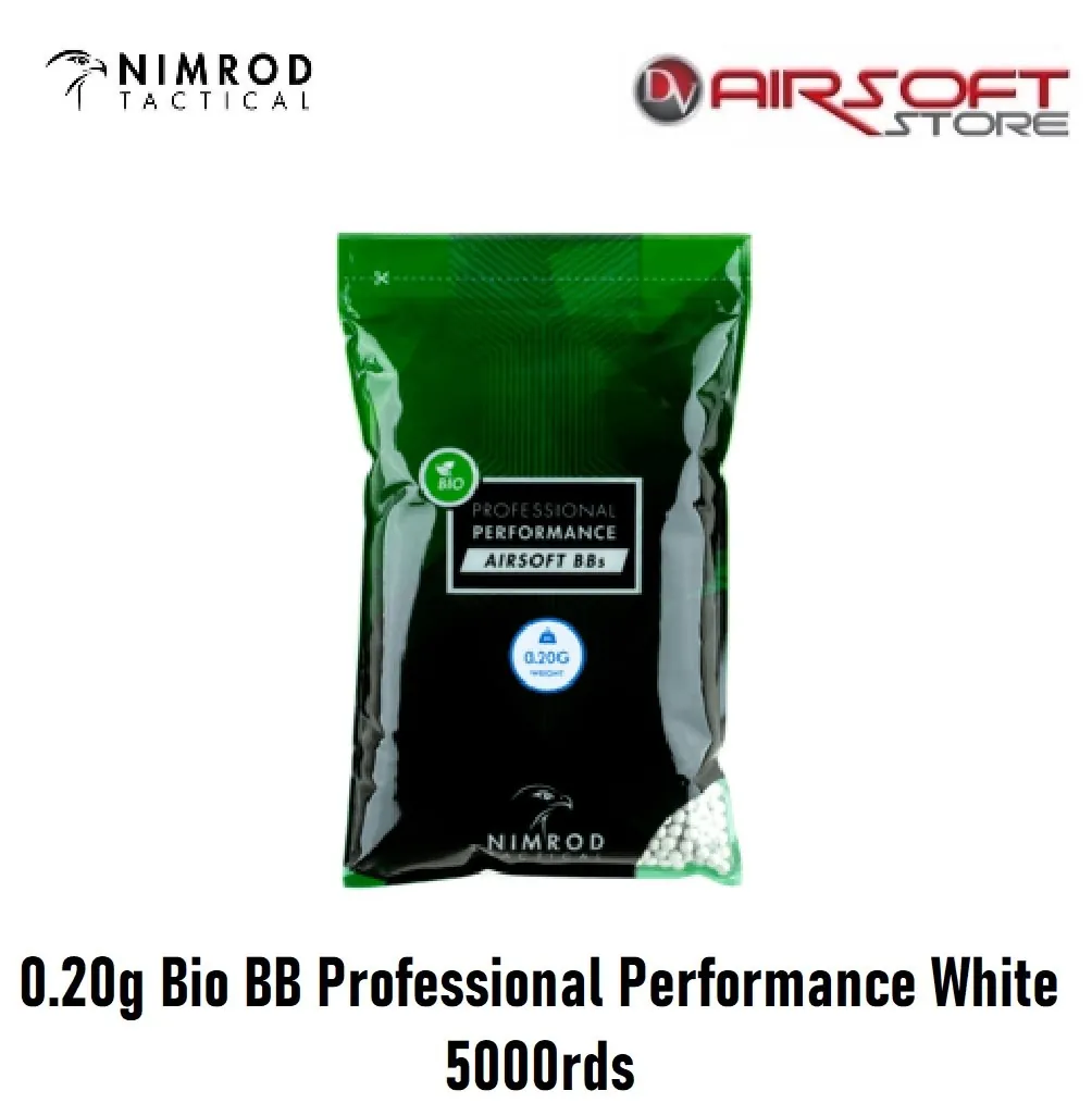 [2100000069521] 0.20g Bio BB Professional Performance White 5000rds