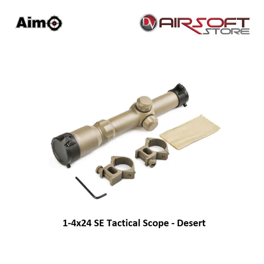 [2100000071111] 1-4x24 SE Tactical Scope (Red/Green Reticle) - Desert