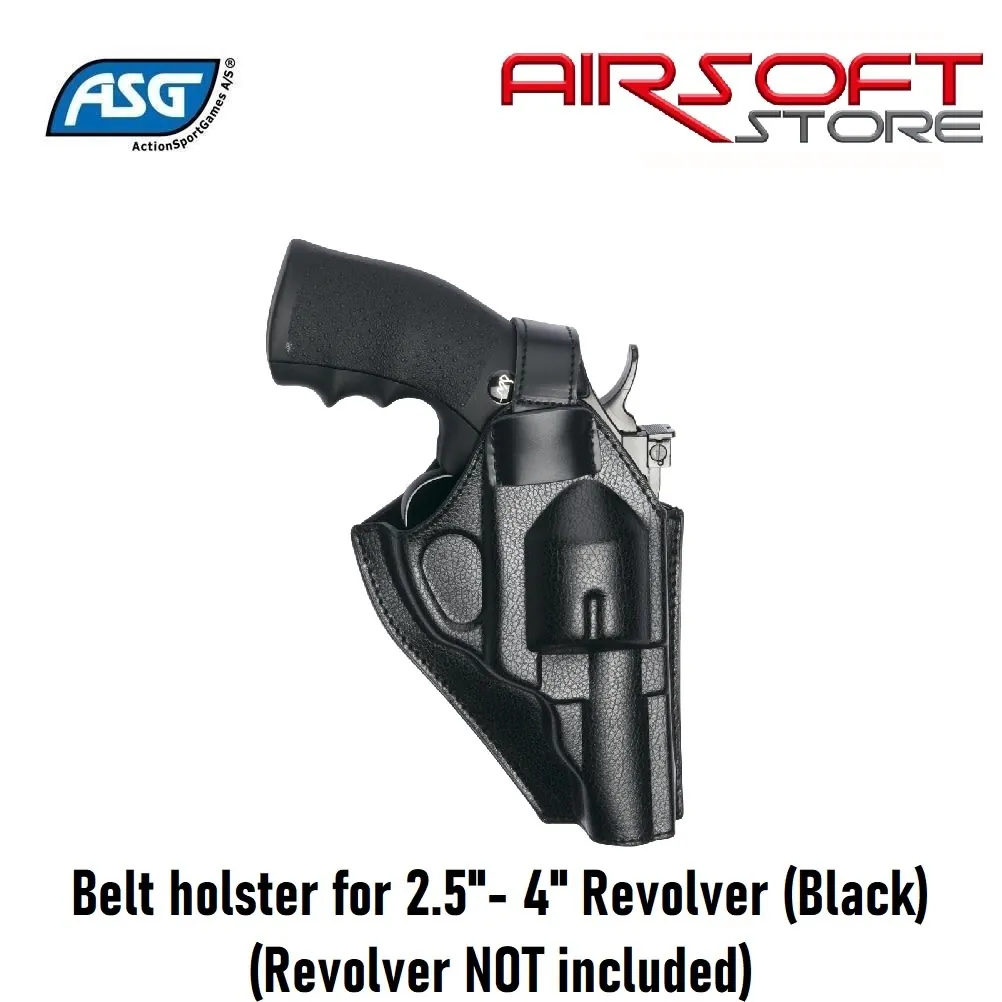 [2100000071142] Belt holster for 2.5"- 4" Revolver (Black)