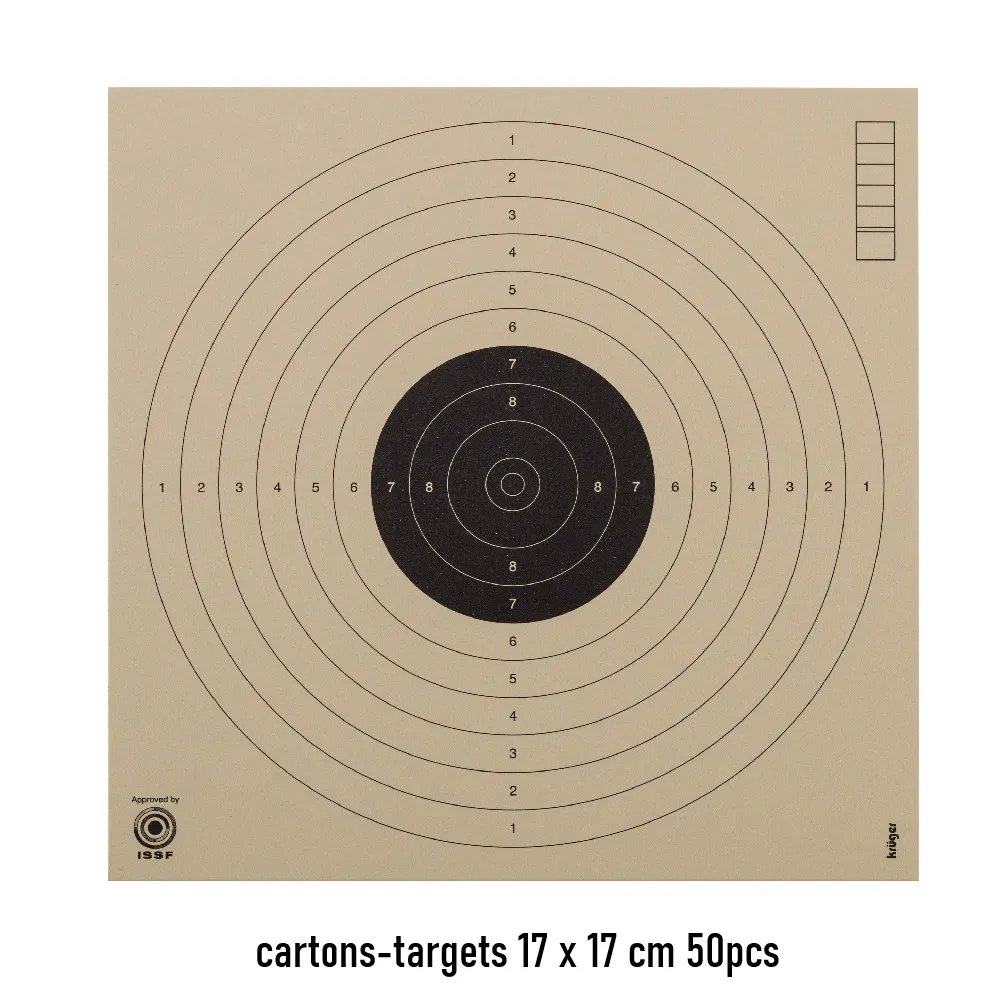 cartons-targets 17 x 17 cm 50pcs