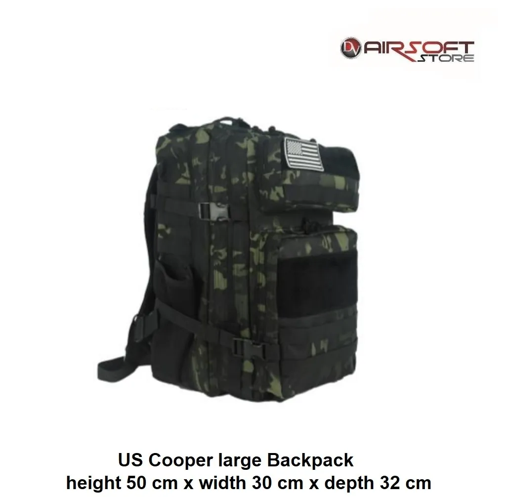 [2100000072200] US Cooper large Backpack (Dark Camo)