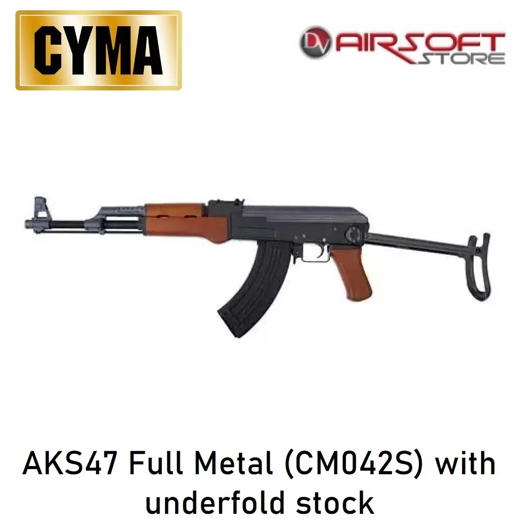 [2100000072842] AKS47 Full Metal (CM042S) with underfold stock