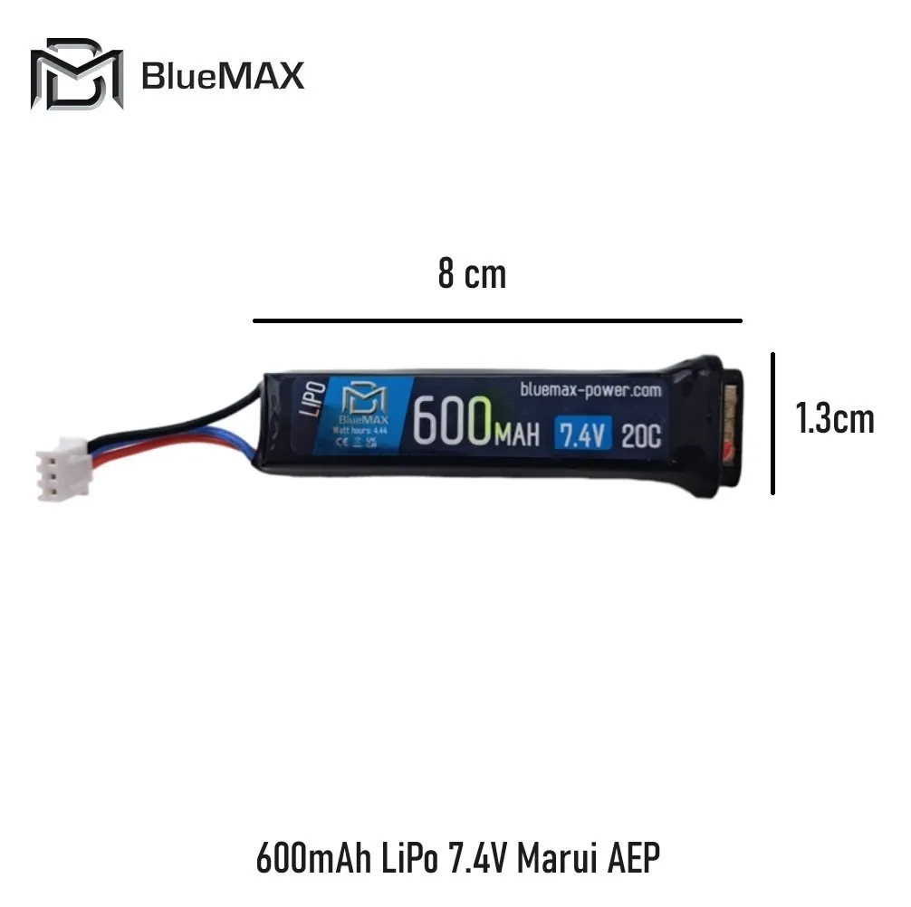 [2100000073504] 600mAh LiPo 7.4V Marui AEP