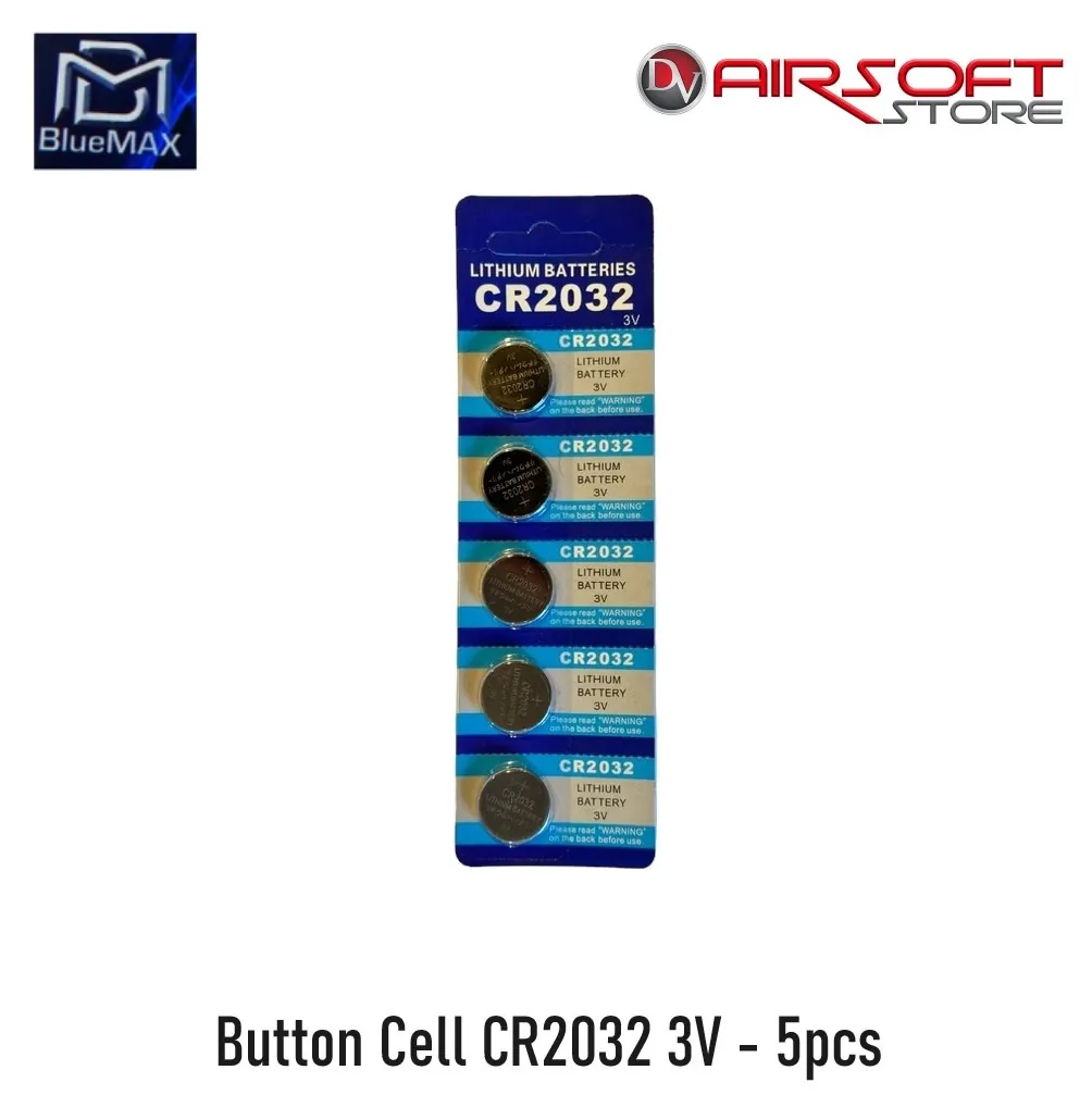 [2100000073597] Button Cell CR2032 3V - 5pcs