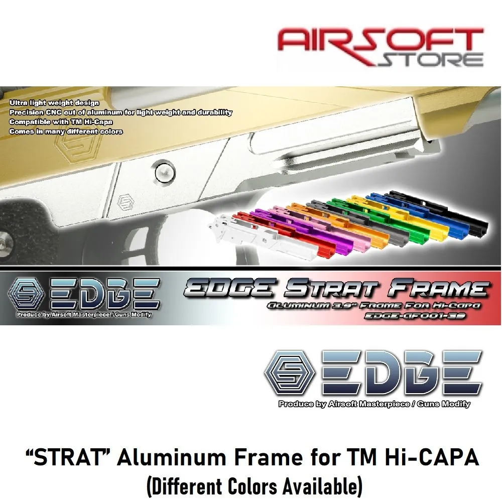 [2100000074747] “STRAT” Aluminum Frame for TM Hi-CAPA (Black)