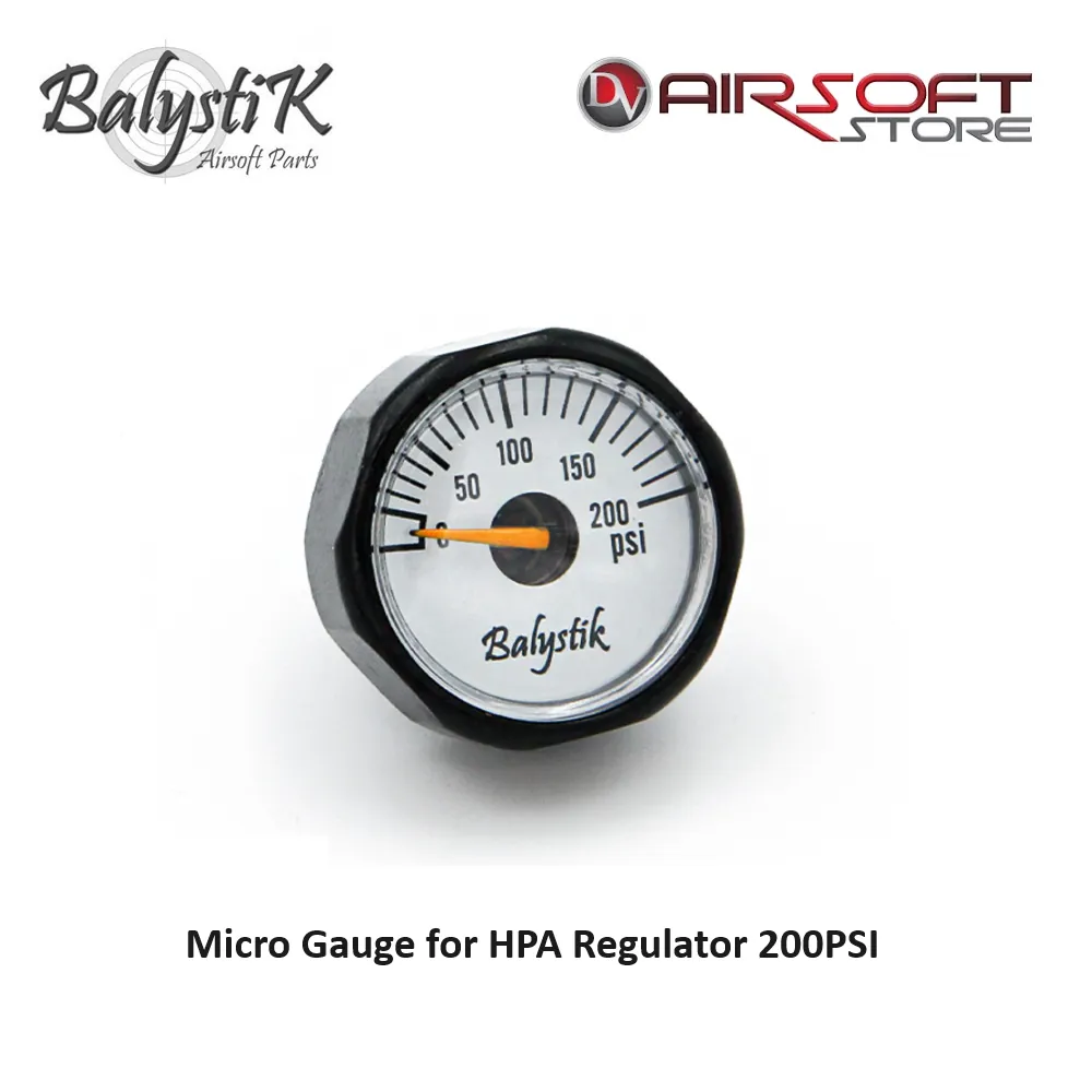 [2100000075362] Micro Gauge for HPA Regulator 200PSI