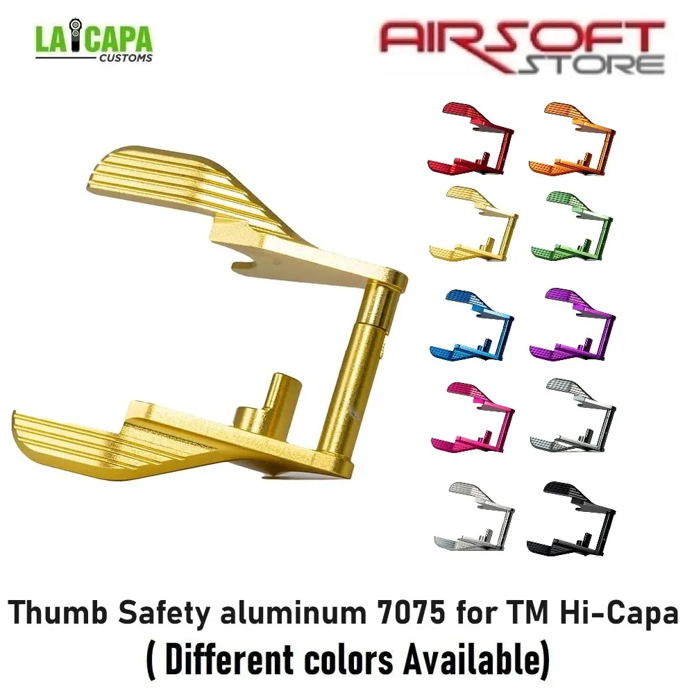 [2100000075638] Thumb Safety aluminum 7075 for TM Hi-Capa (Grey)