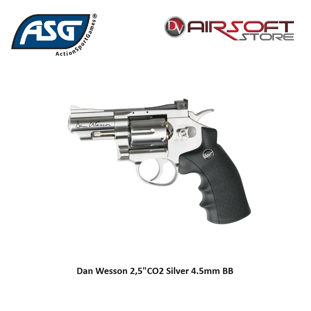 Dan Wesson 2,5"CO2 Silver 4.5mm BB