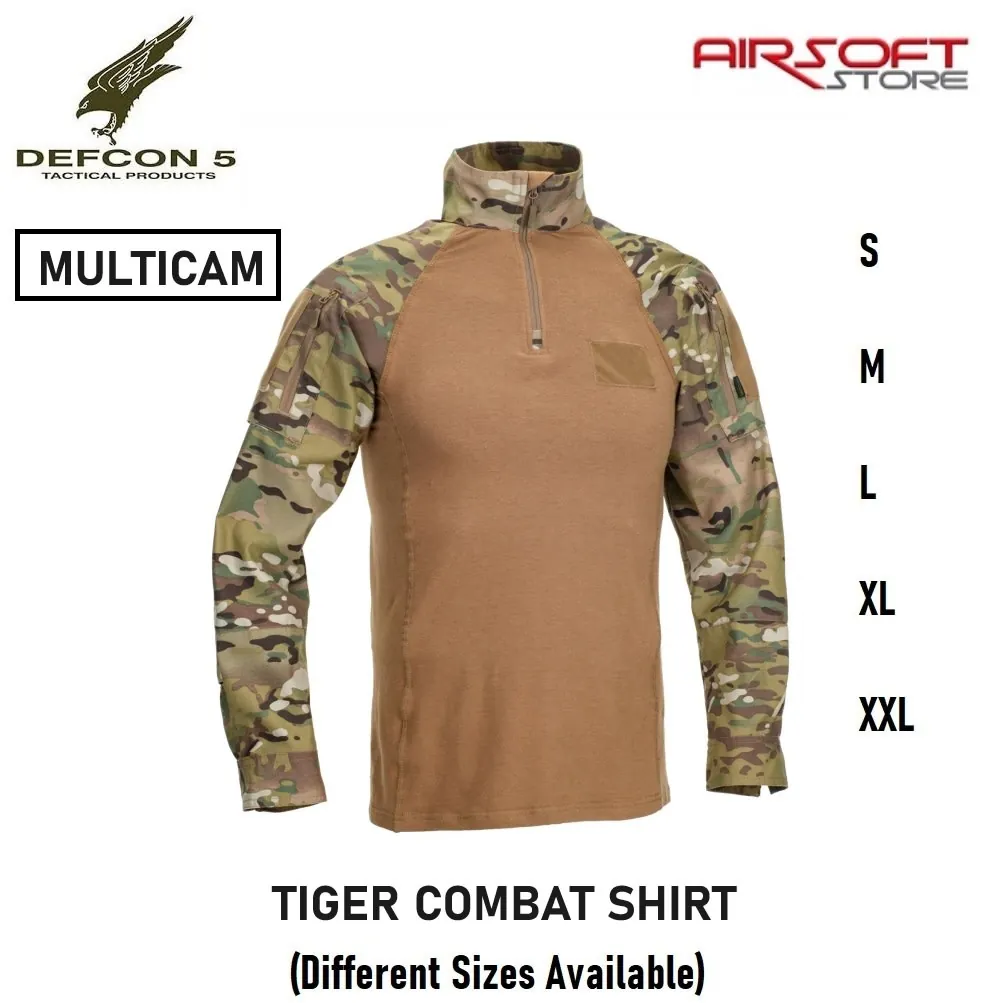 [2100000077038] TIGER COMBAT SHIRT MULTICAM (S)
