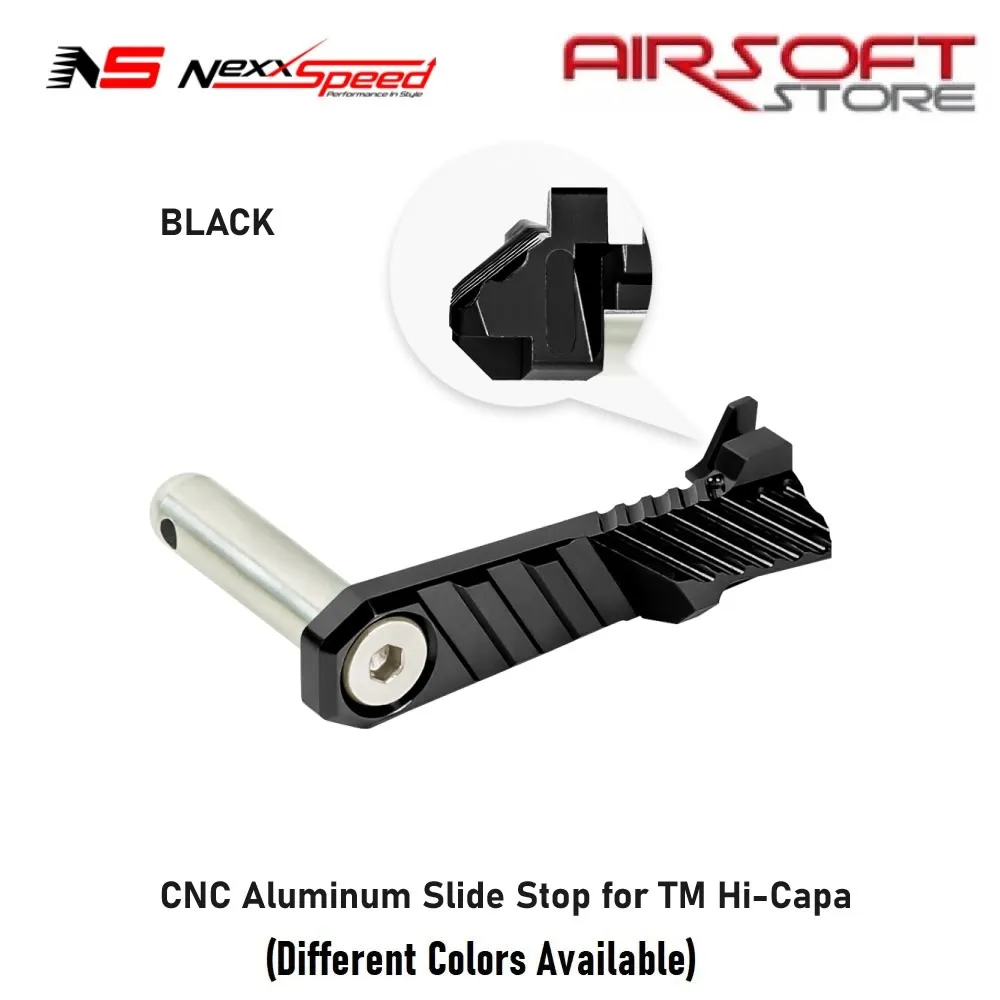 [2100000077700] CNC Aluminum Slide Stop for TM Hi-Capa (Black)