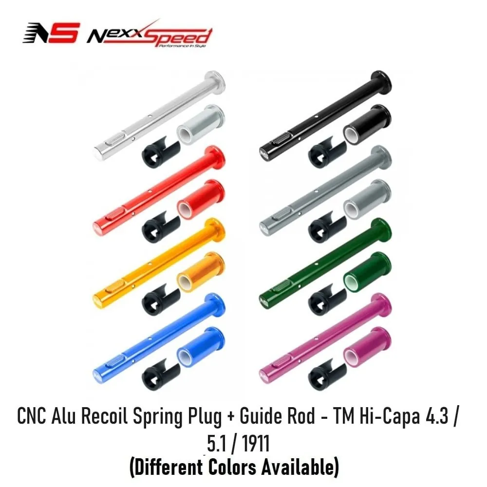 CNC Alu Recoil Spring Plug + Guide Rod - TM Hi-Capa 4.3 / 5.1 / 1911