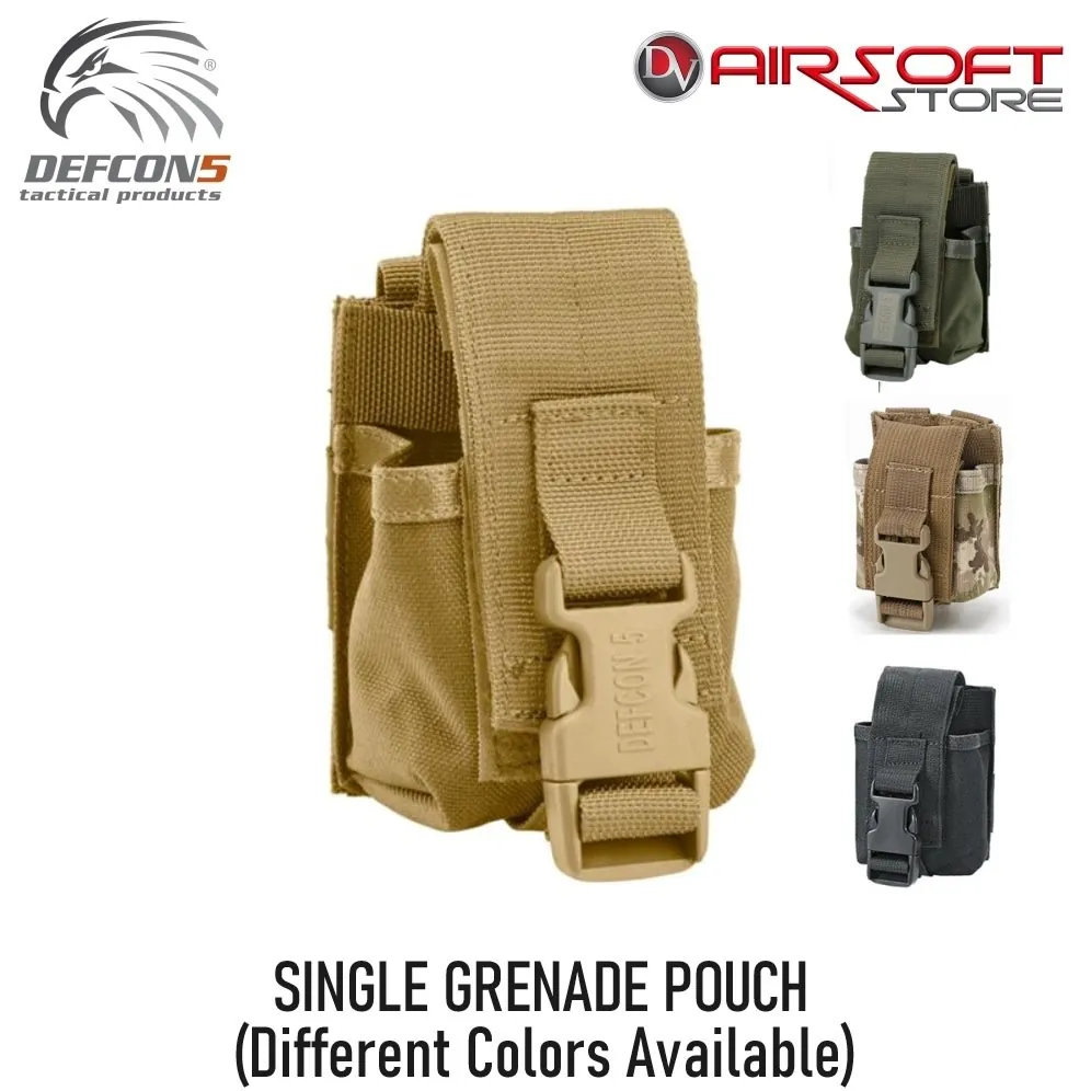 [2100000079599] SINGLE GRENADE POUCH (Black)