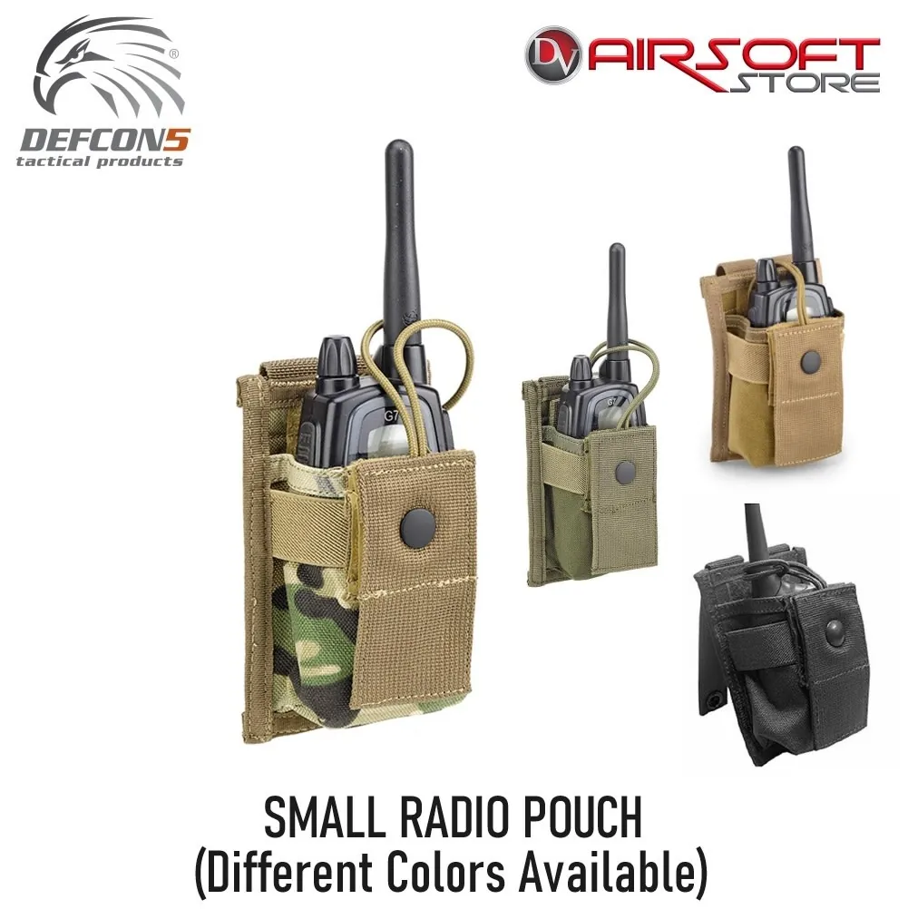 [2100000079636] SMALL RADIO POUCH (Black)