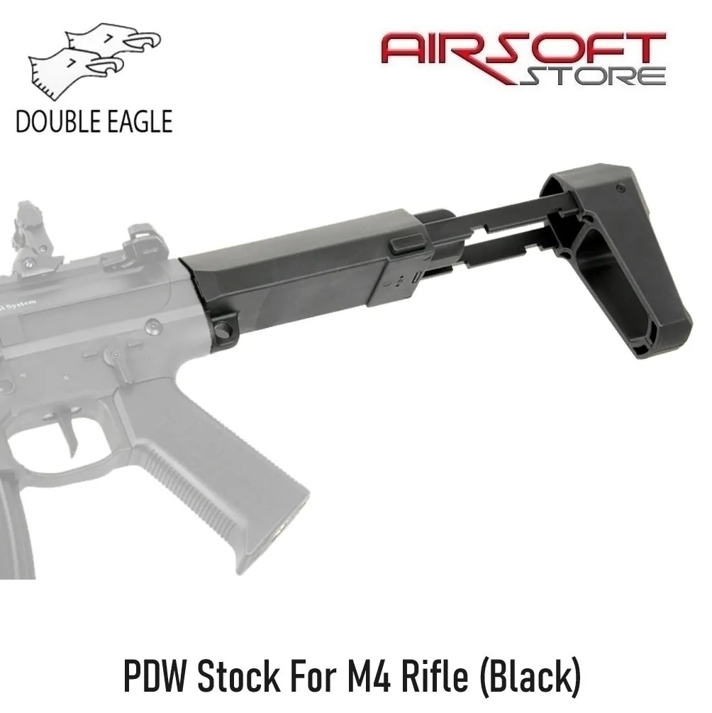 [2100000080243] PDW Stock For M4 Rifle (Black)