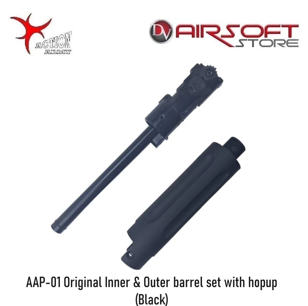 [2100000080526] AAP-01 Original Inner & Outer barrel set with hopup (Black)