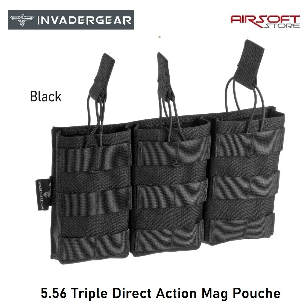 5.56 Triple Direct Action Mag Pouch (Black)