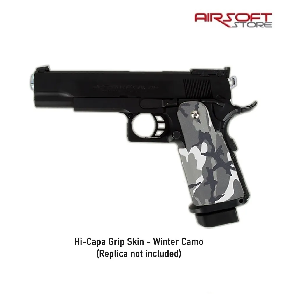 [2100000082483] Hi-Capa Grip Gun Skin - Winter Camo