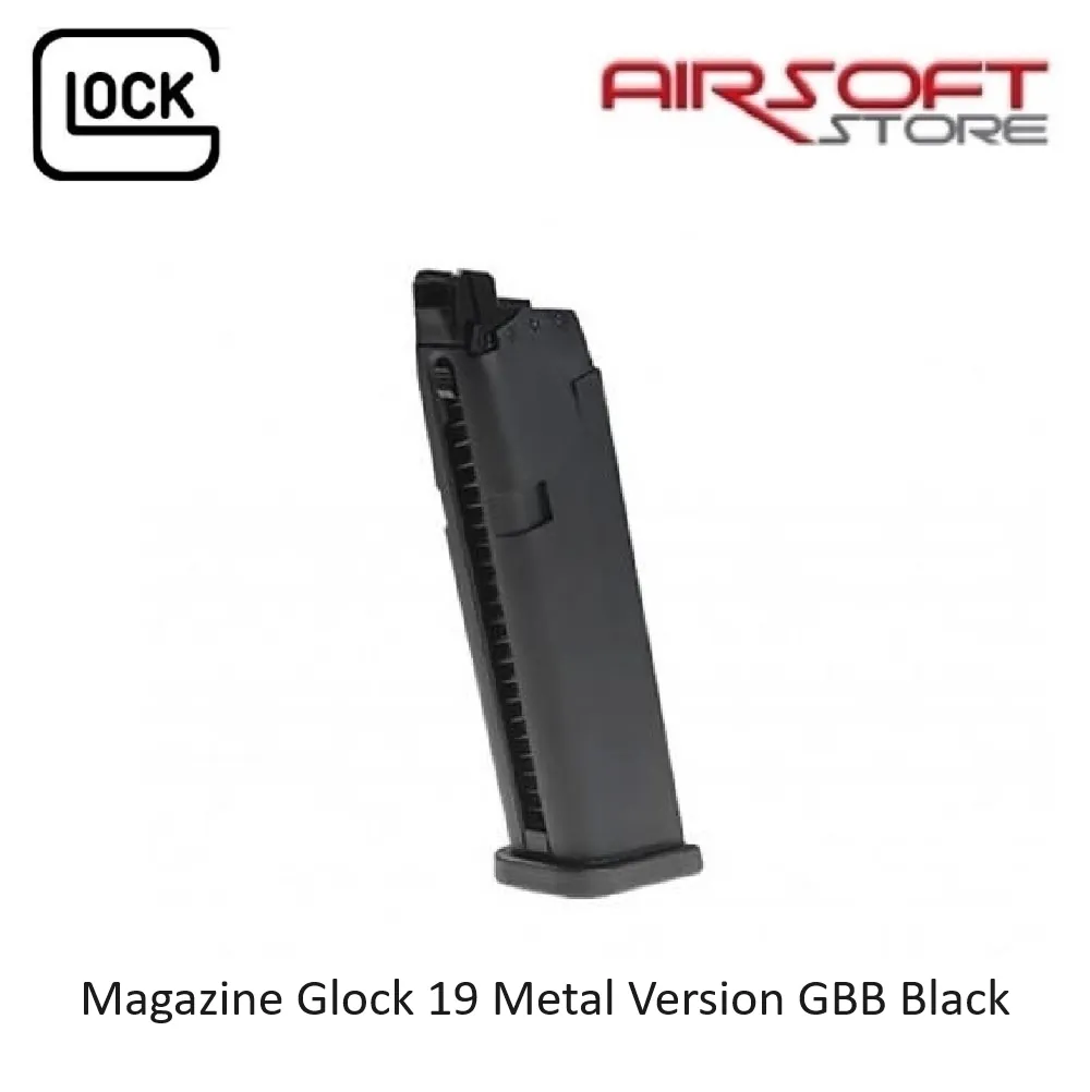 Magazine Glock 19 Metal Version GBB Black