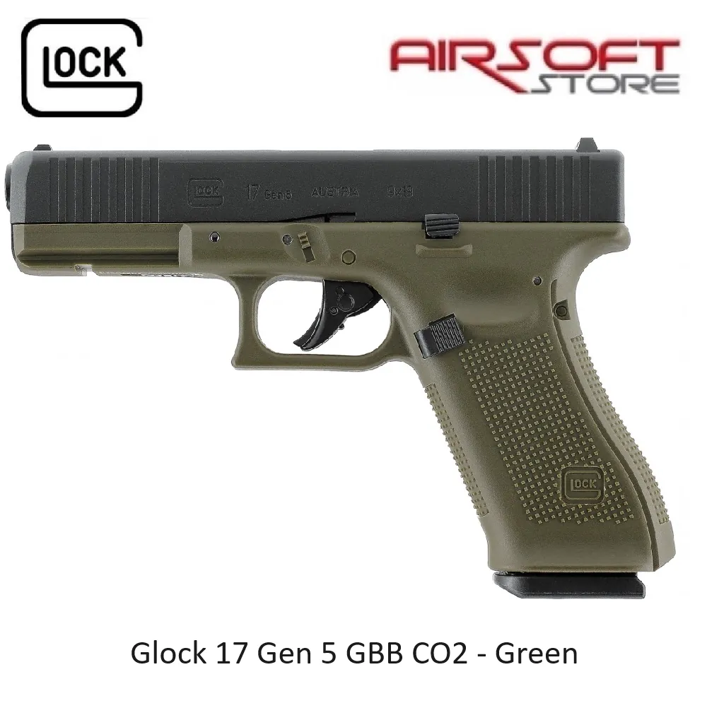 Glock 17 Gen 5 GBB CO2 - Green