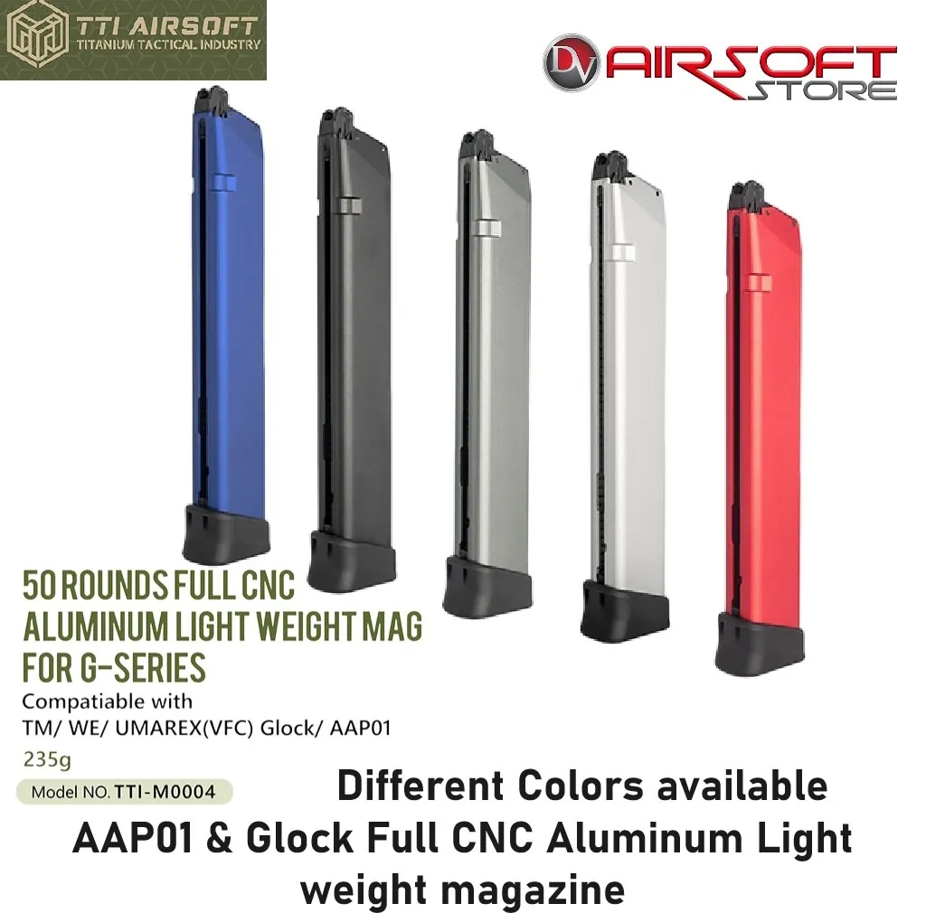AAP01 & Glock Full CNC Aluminum Light weight magazine