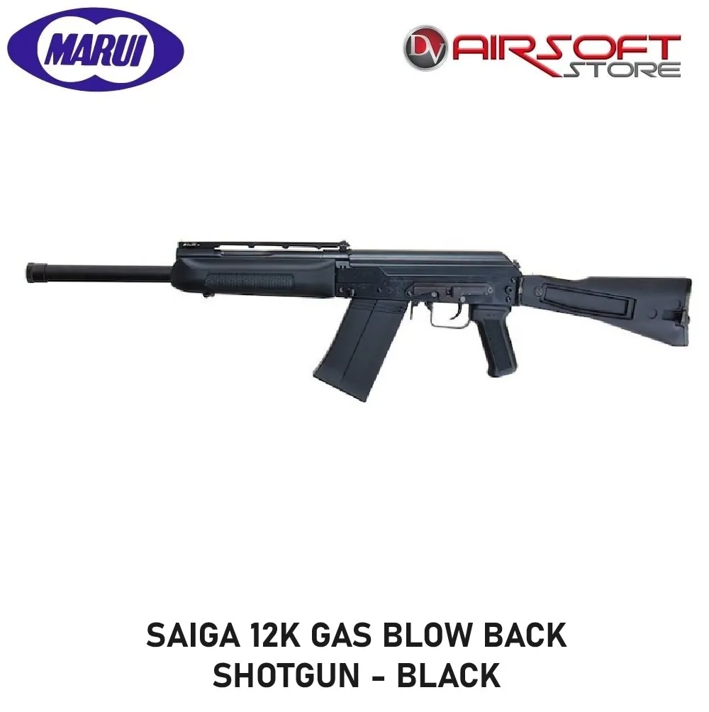SAIGA 12K GAS BLOW BACK SHOTGUN - BLACK