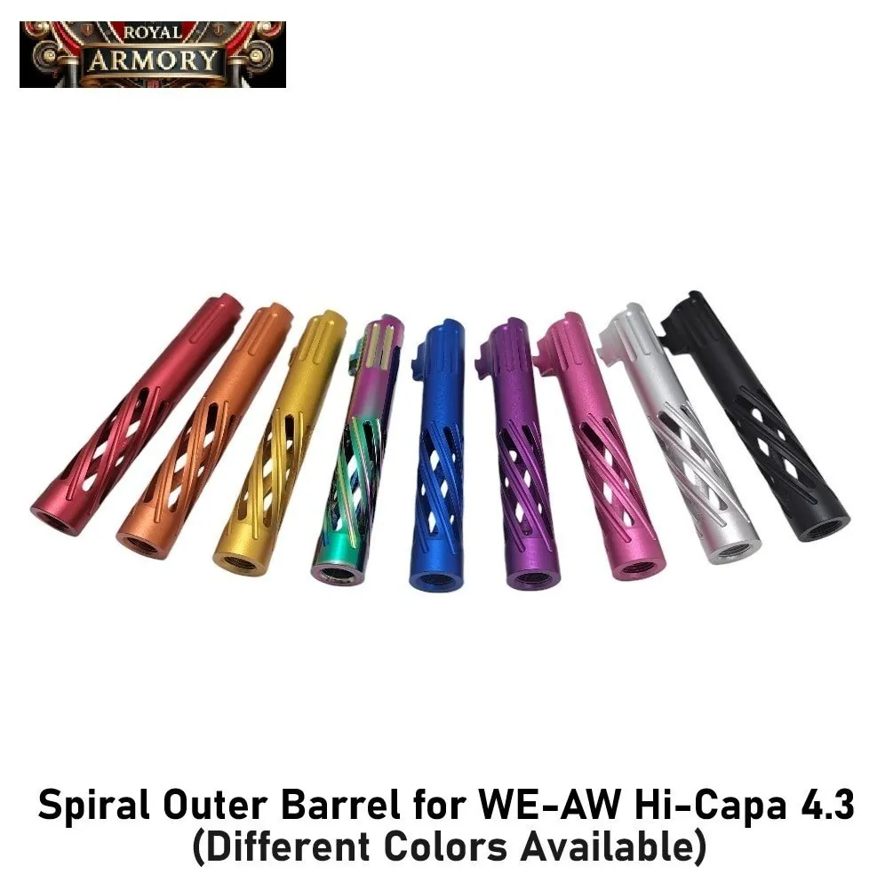Spiral Outer Barrel for WE-AW Hi-Capa 4.3
