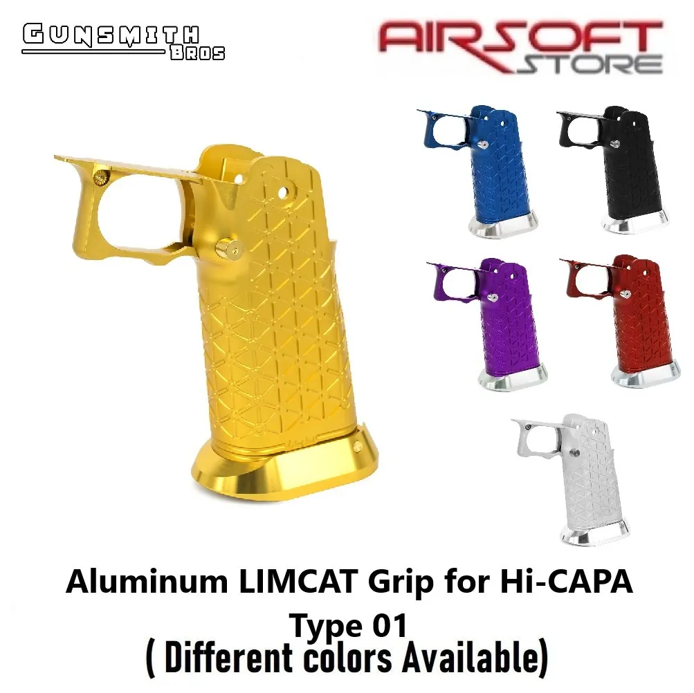 [2100000086771] Aluminum LIMCAT Grip for Hi-CAPA Type 01 (Black)