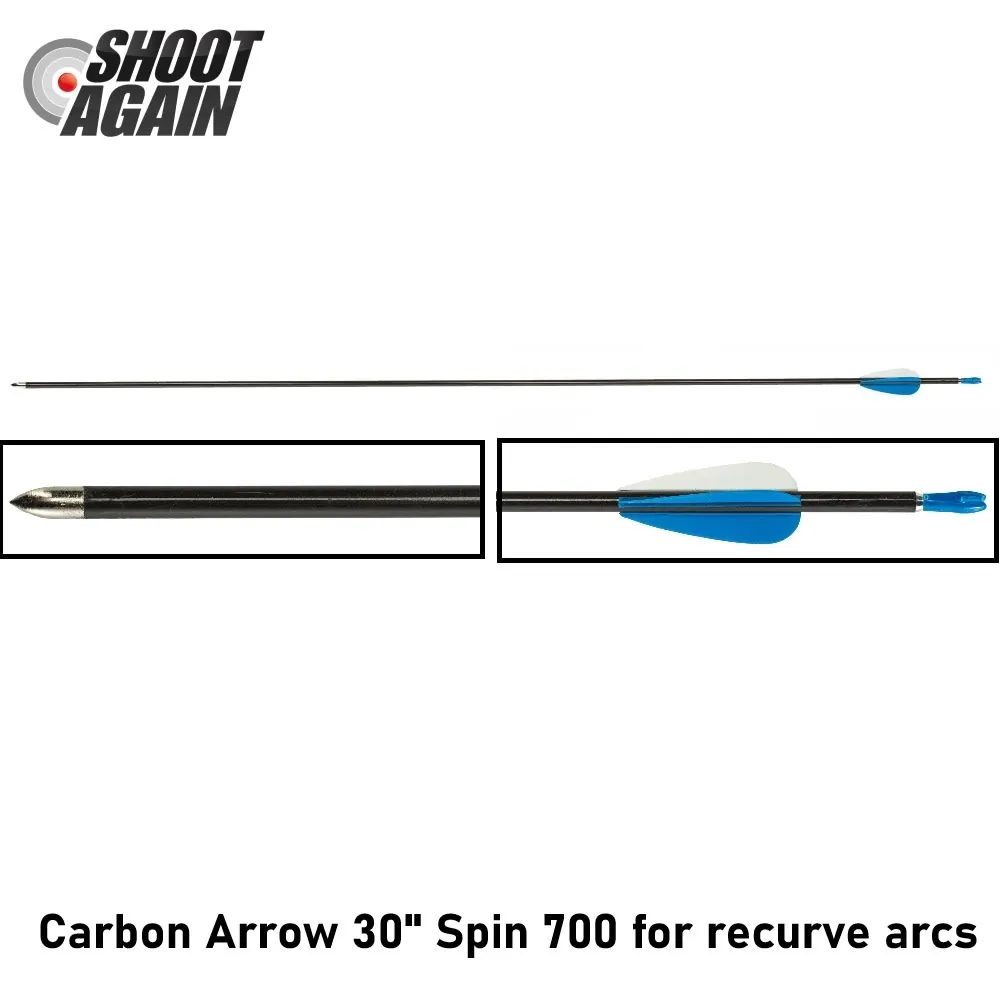 [2100000087419] Carbon Arrow 30" Spin 700 for recurve arcs