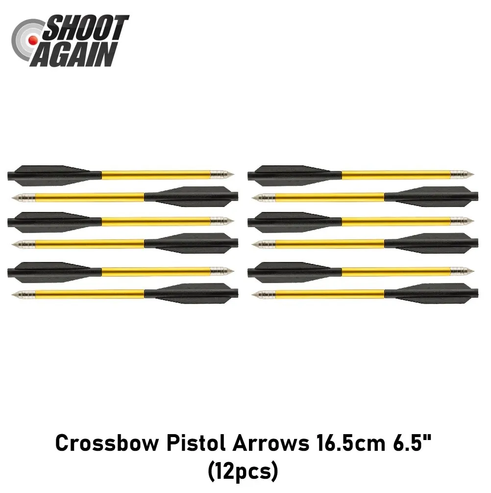 [2100000087457] Crossbow Pistol Arrows 16.5cm 6.5" (12pcs)