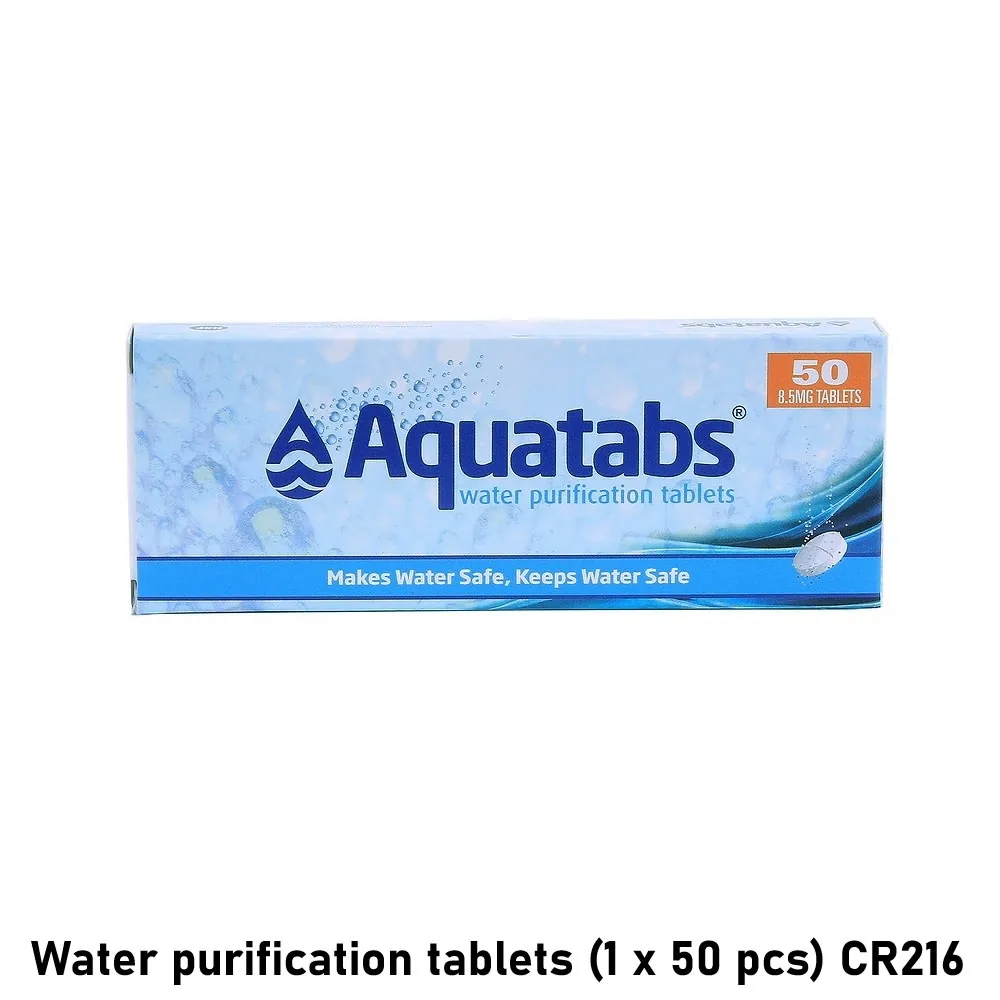 [2100000088416] Water purification tablets (1 x 50 pcs) CR216