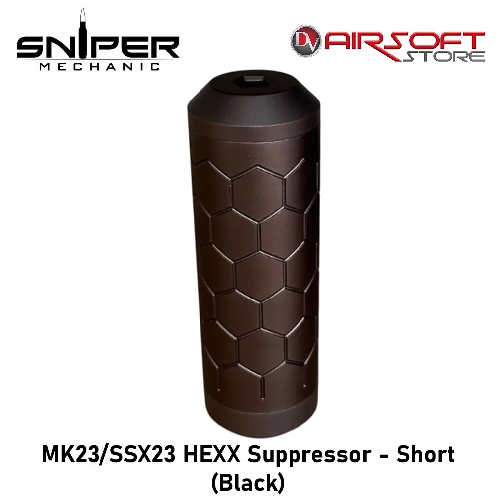 MK23/SSX23 HEXX Suppressor - Short (Black)