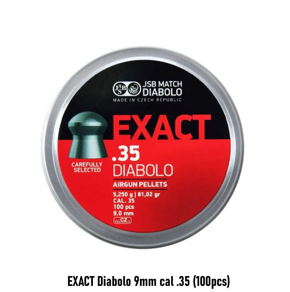 [2100000090402] EXACT Diabolo 9mm cal .35 (100pcs)