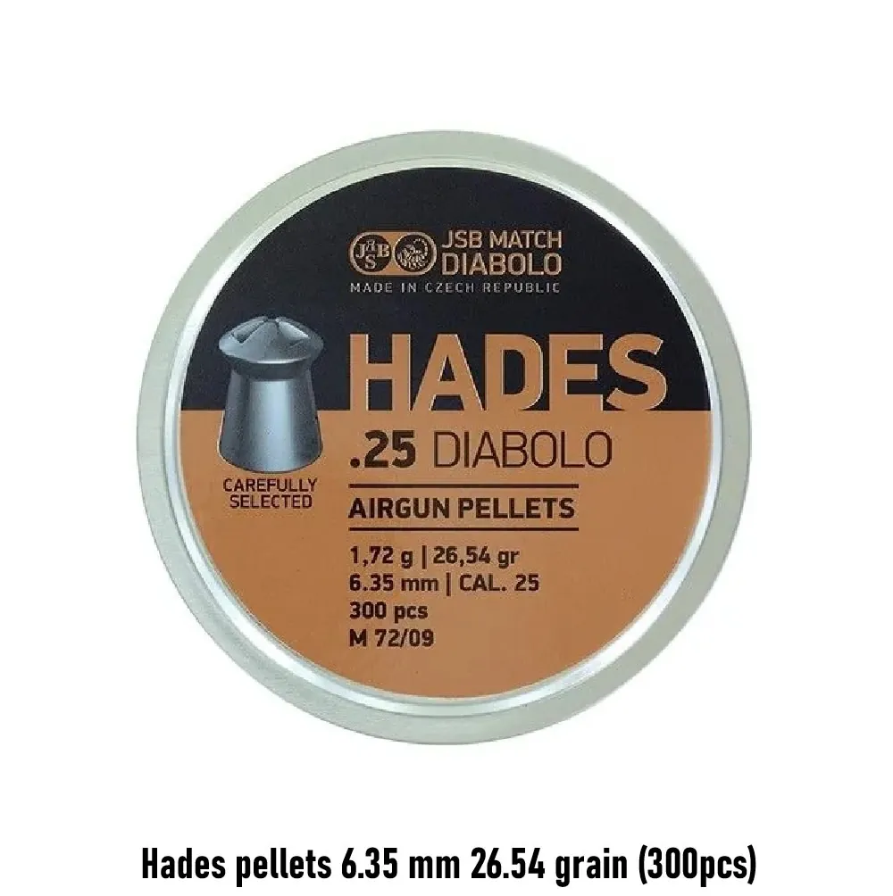 Hades pellets 6.35 mm 26.54 grain (300pcs)