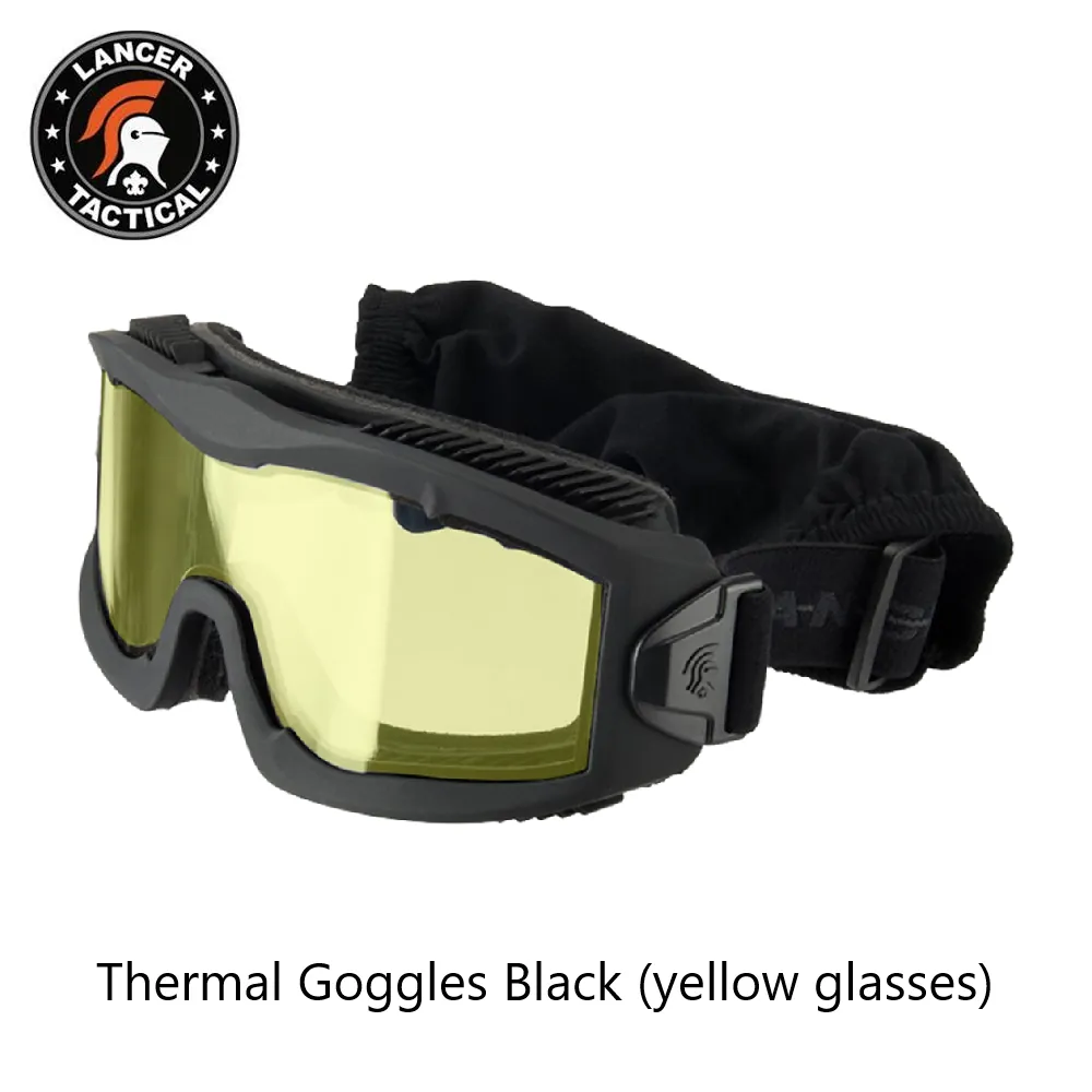 Thermal Goggles Black (yellow glasses)