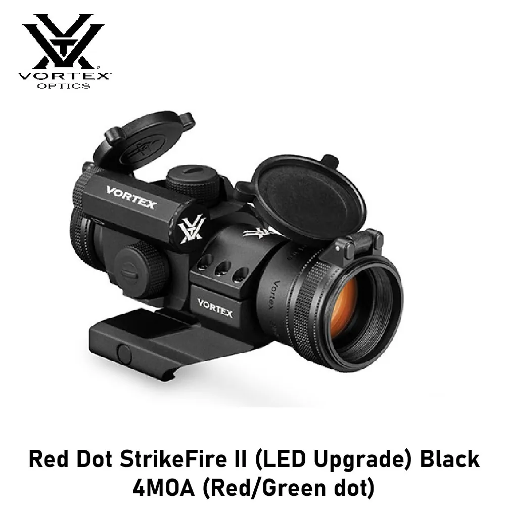 Red Dot StrikeFire II (LED Upgrade) Black 4MOA (Red/Green dot)