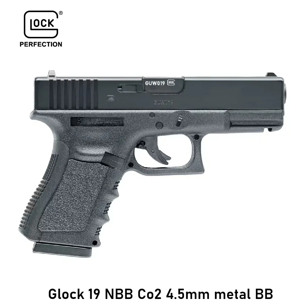 Glock 19 NBB Co2 4.5mm metal BB