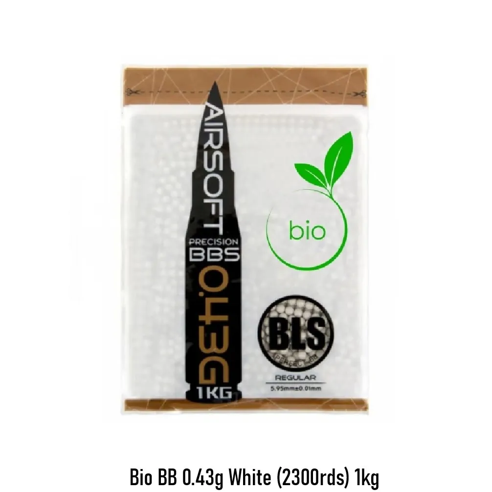 Bio BB 0.43g White (2300rds) 1kg