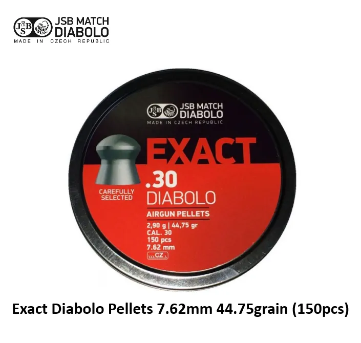 Exact Diabolo Pellets 7.62mm 44.75grain (150pcs)
