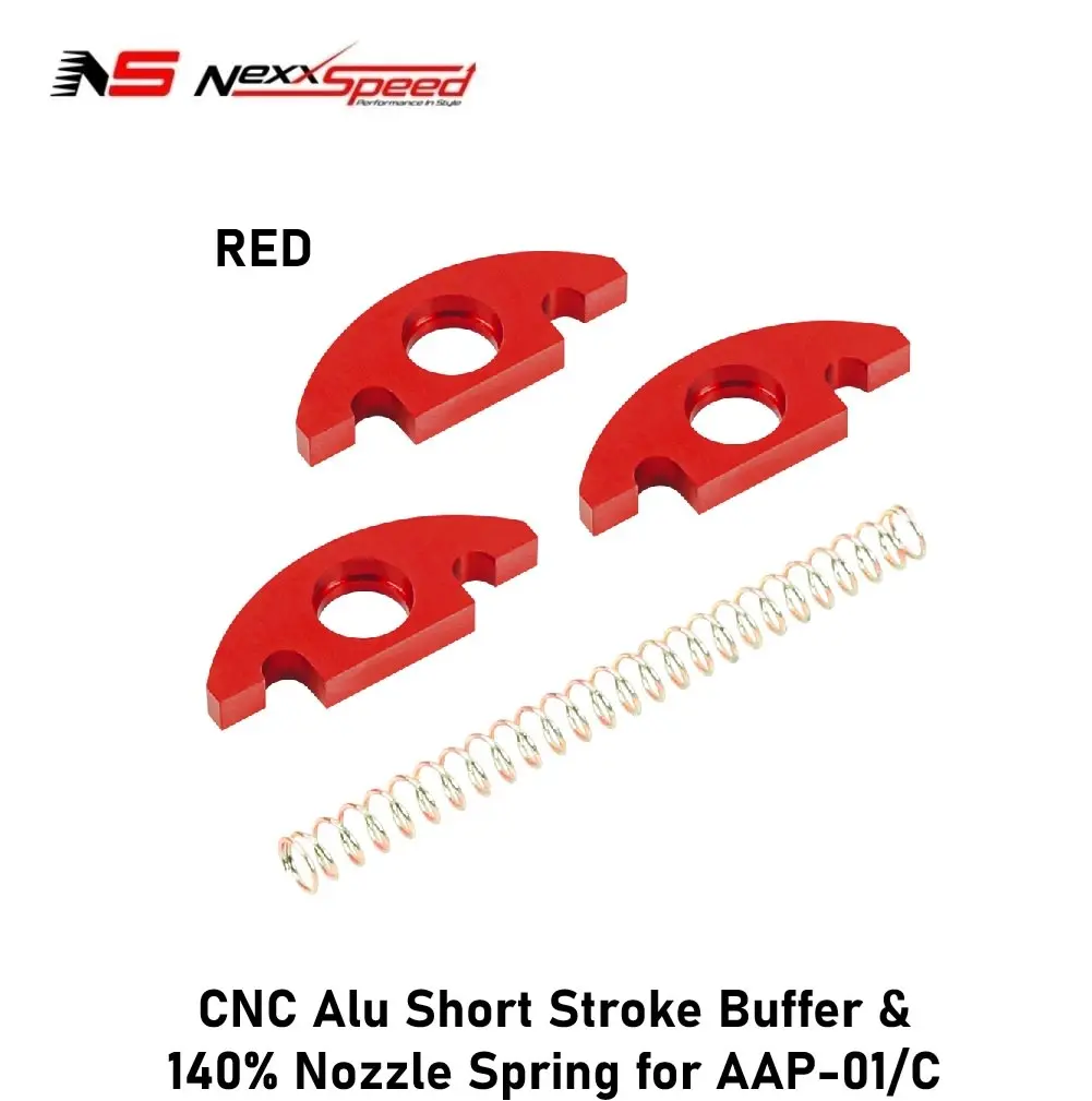 CNC Alu Short Stroke Buffer & 140% Nozzle Spring for AAP-01/C