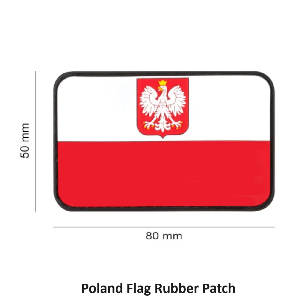 Poland Flag Rubber Patch