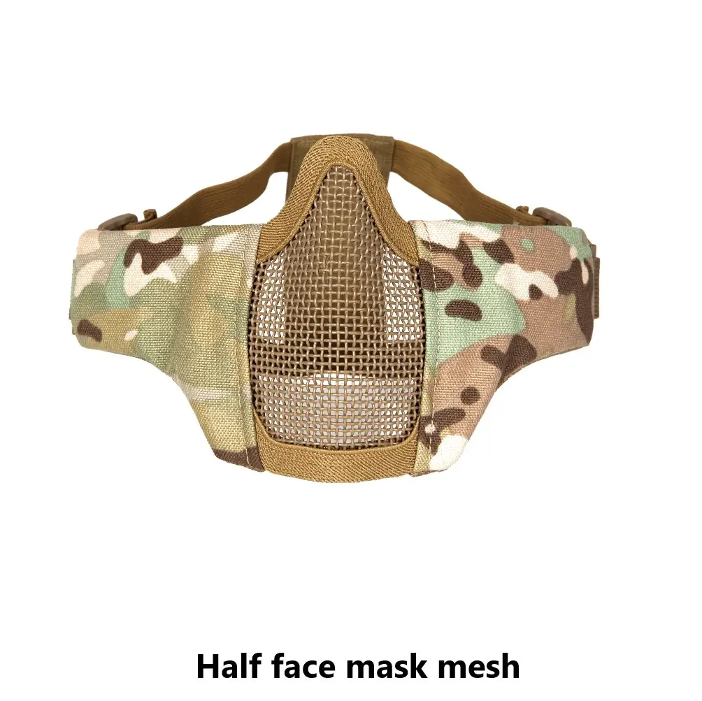 Half face mask mesh