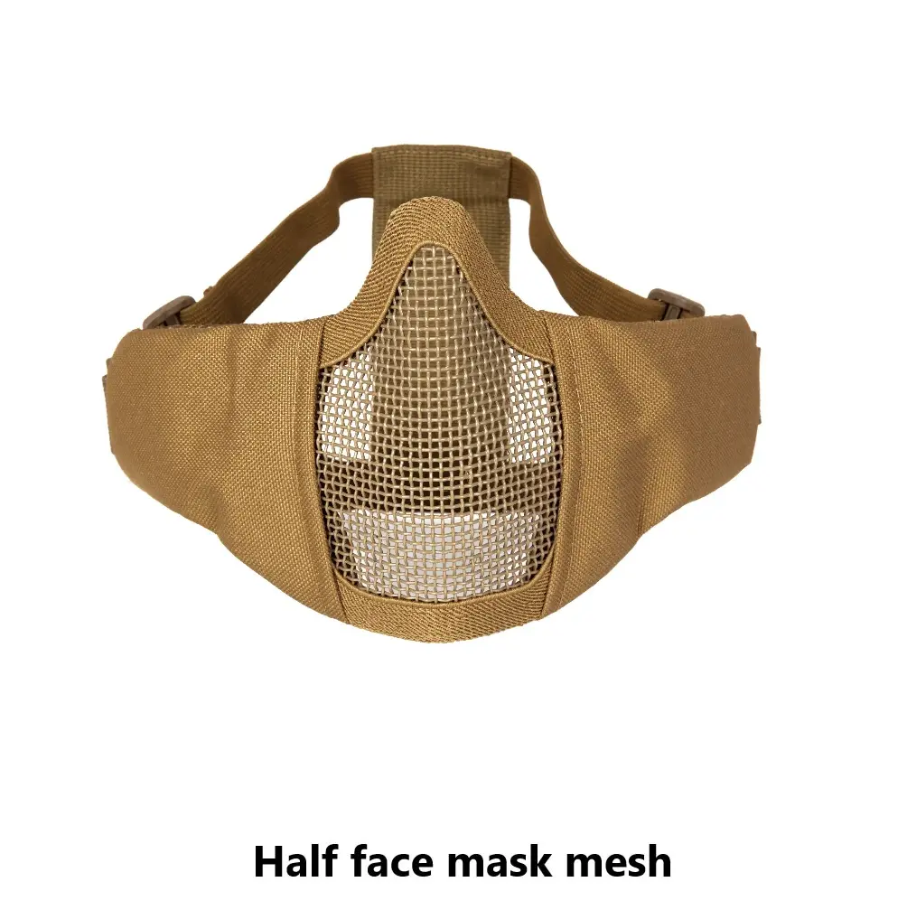 Half face mask mesh