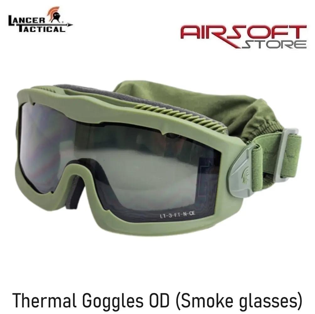[2100000079193] Thermal Goggles OD (Smoke glasses)