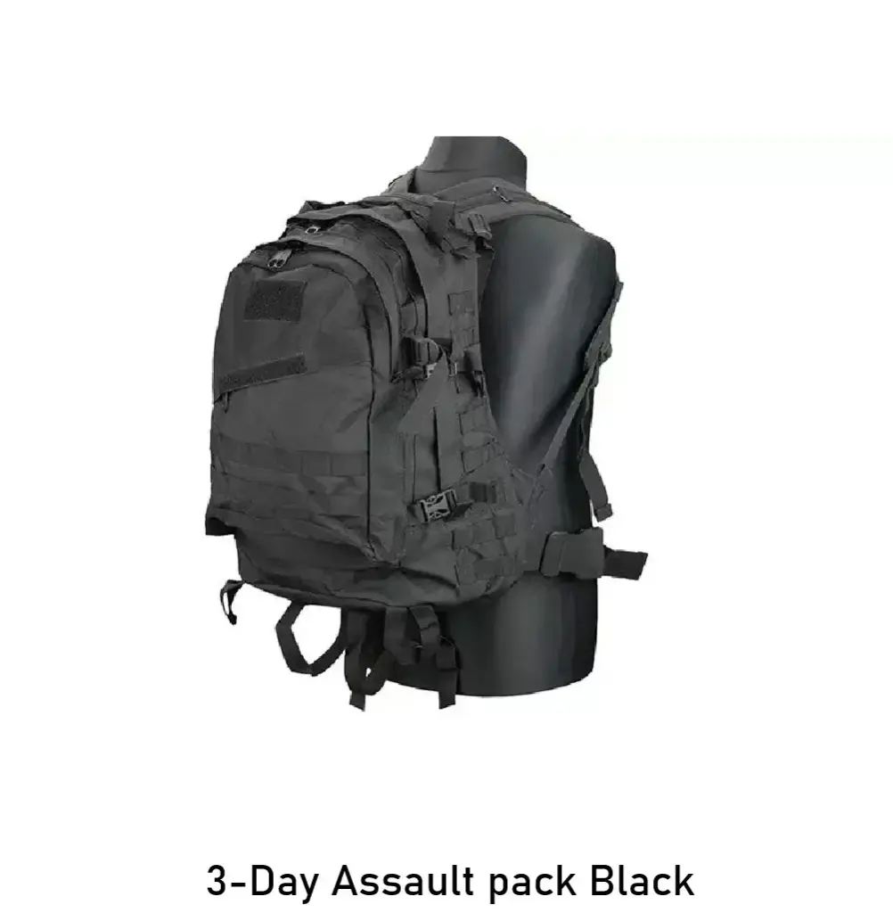 [2100000082865] 3-Day Assault pack (Black)