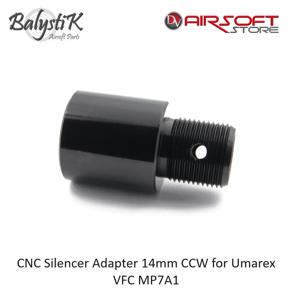 [2100000083664] CNC Silencer Adapter 14mm CCW for Umarex VFC MP7A1