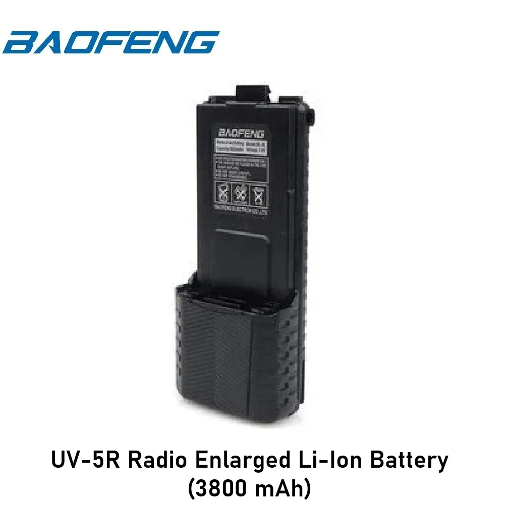 UV-5R Radio Enlarged Li-Ion Battery (3800 mAh)