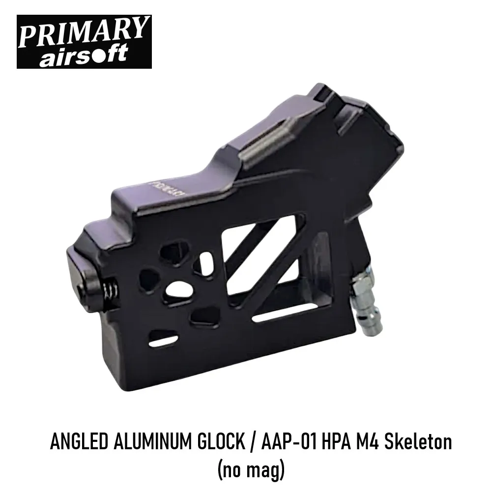 ANGLED ALU GLOCK / AAP-01 HPA M4 Skeleton NO Mag