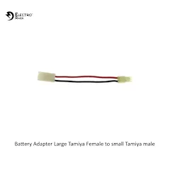 [2100000093359] Battery Adapter Large Tamiya Fem to small Tamiya male