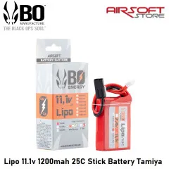 [2100000051700] Lipo 11.1v 1200mah 25C Stick Battery Tamiya