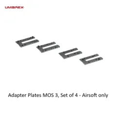 Adapter Plates MOS 3, Set of 4 - Airsoft only